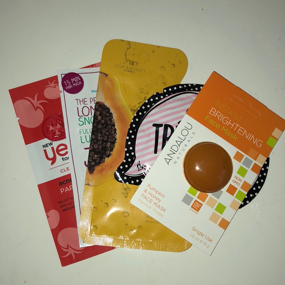 VARIETY PACK OF FACE/HAIR MASKS